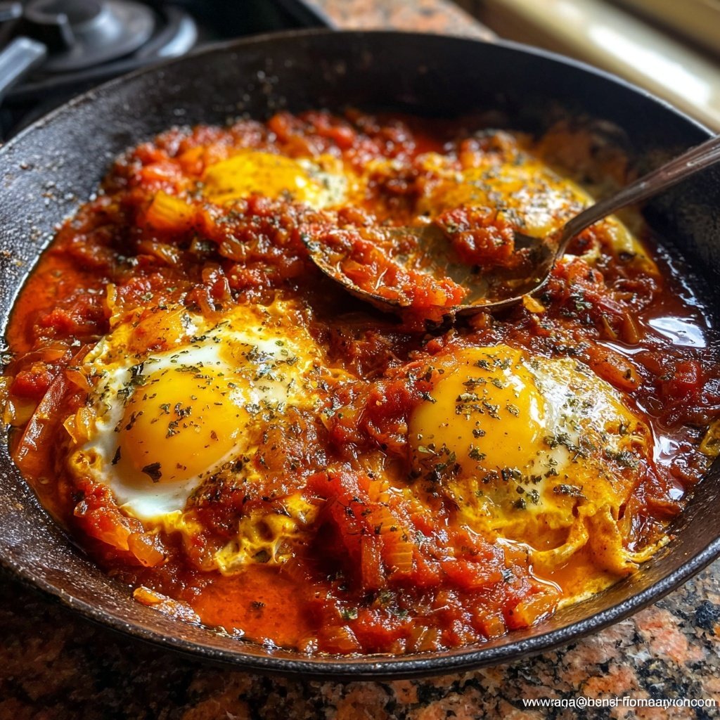 Shakshuka mit Zwiebeln