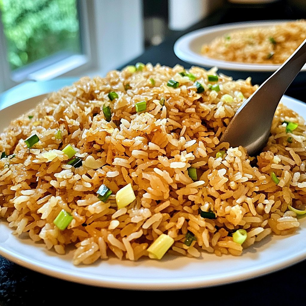 Gebratener Reis mit Ingwer