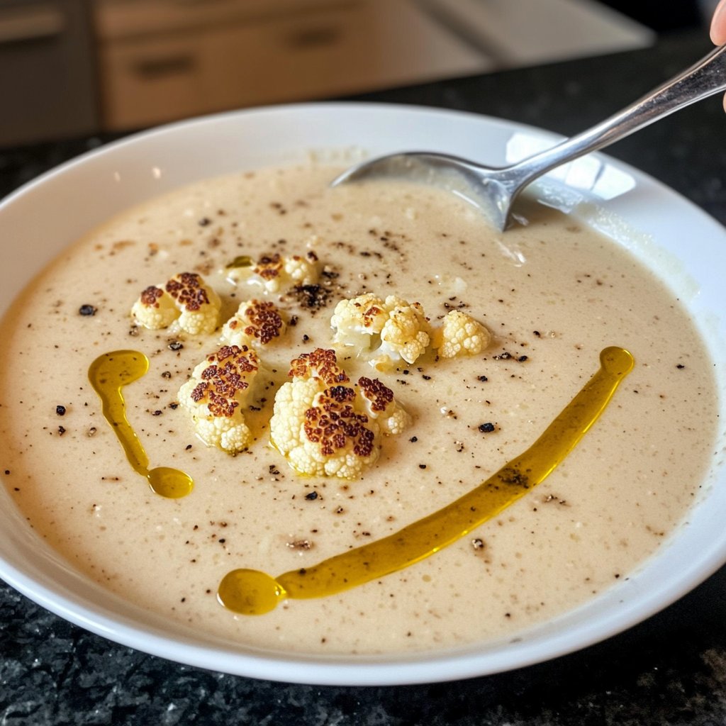 Blumenkohlsuppe cremig