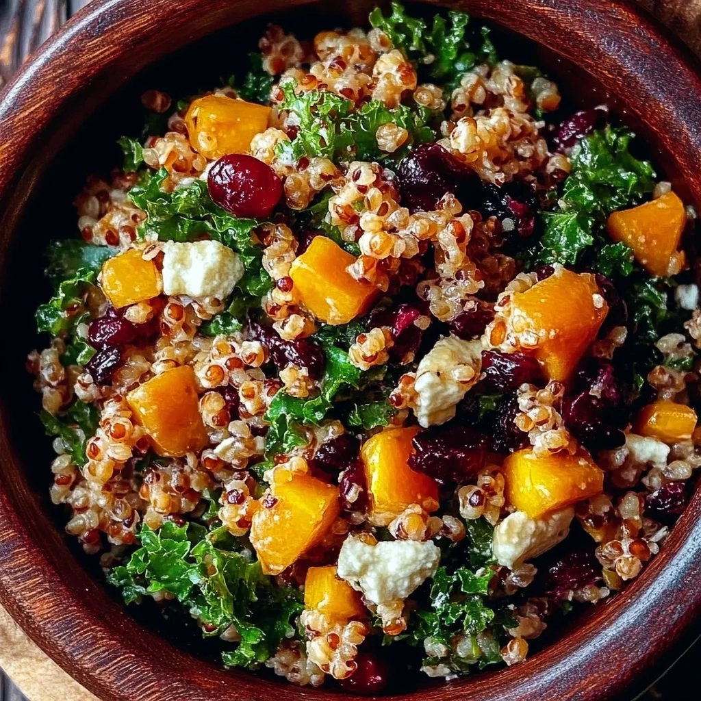 Herbsternte-Getreidesalat mit Cranberries