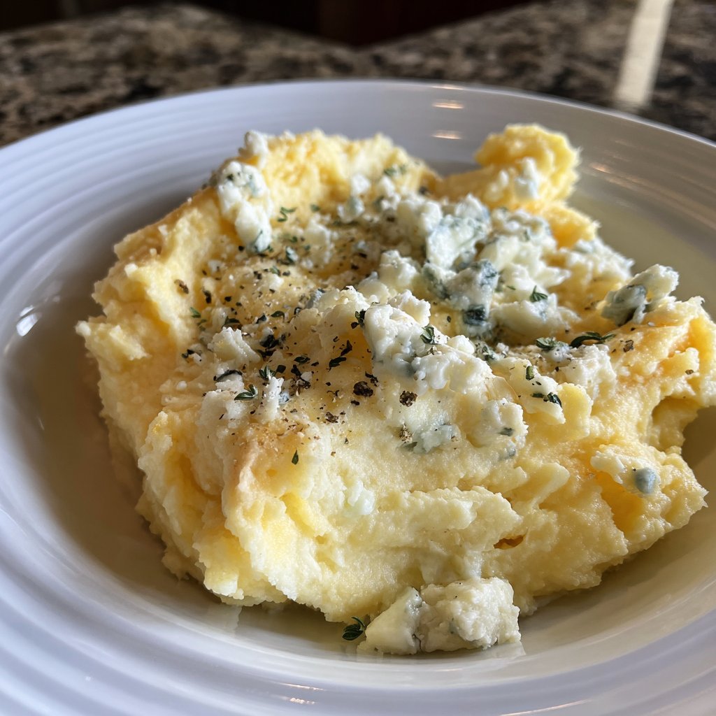 Polenta mit Gorgonzola