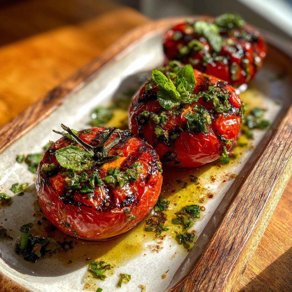 Gegrillte Tomaten Mit Kräutern