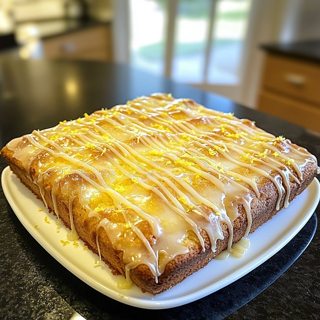 Zitronenkuchen extra saftig