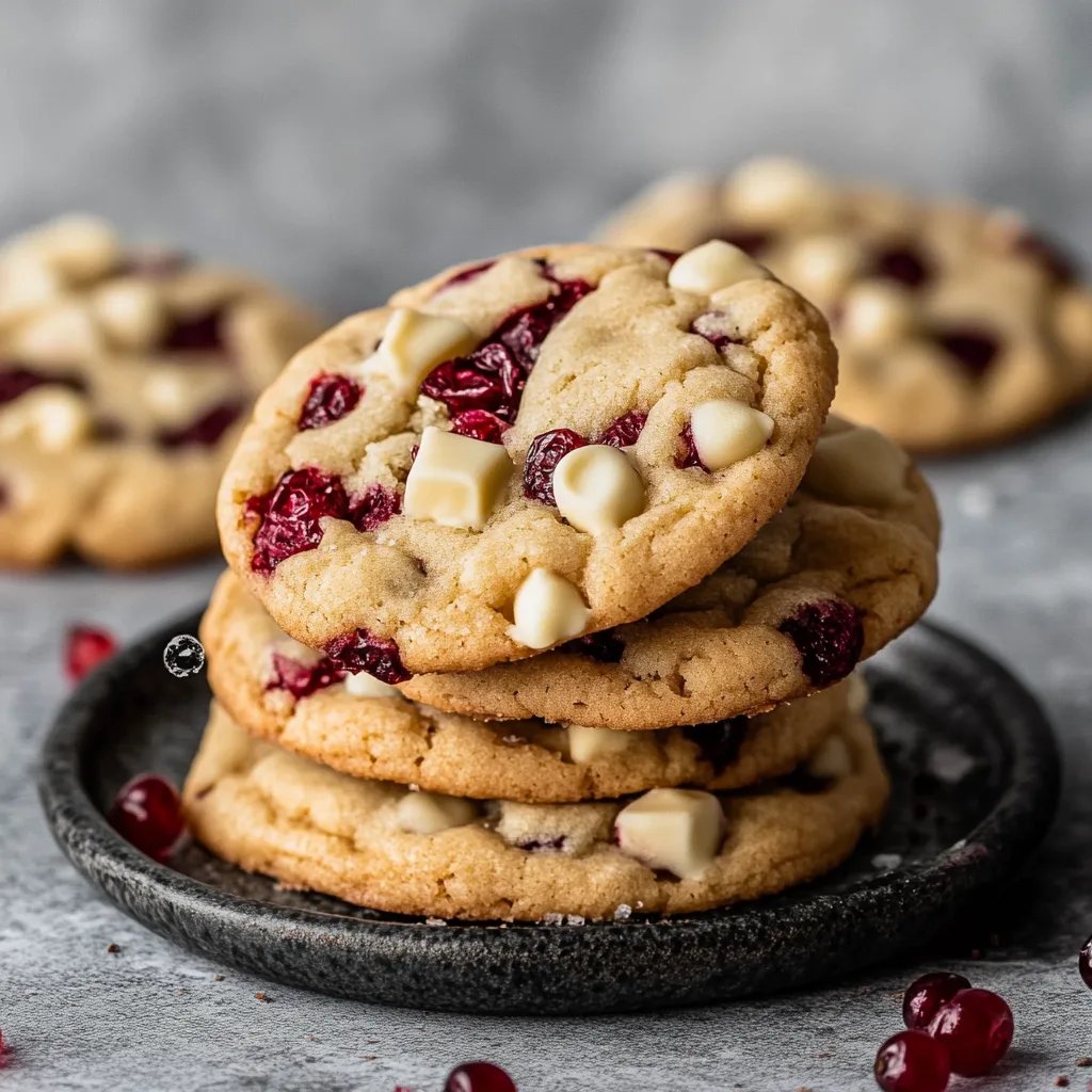 Cranberry White Chocolate Cookies
