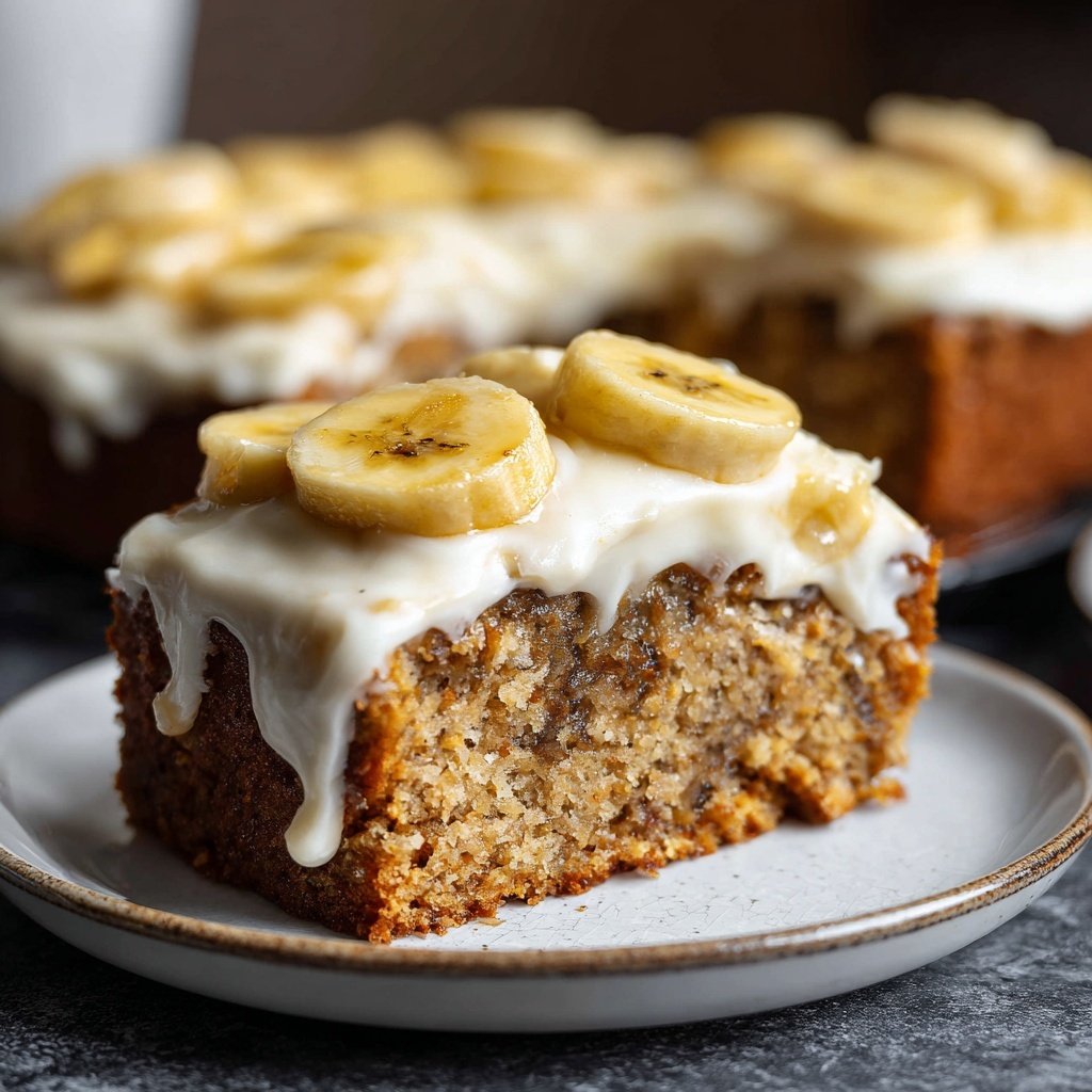 Bananenkuchen mit Frischkäse Frosting