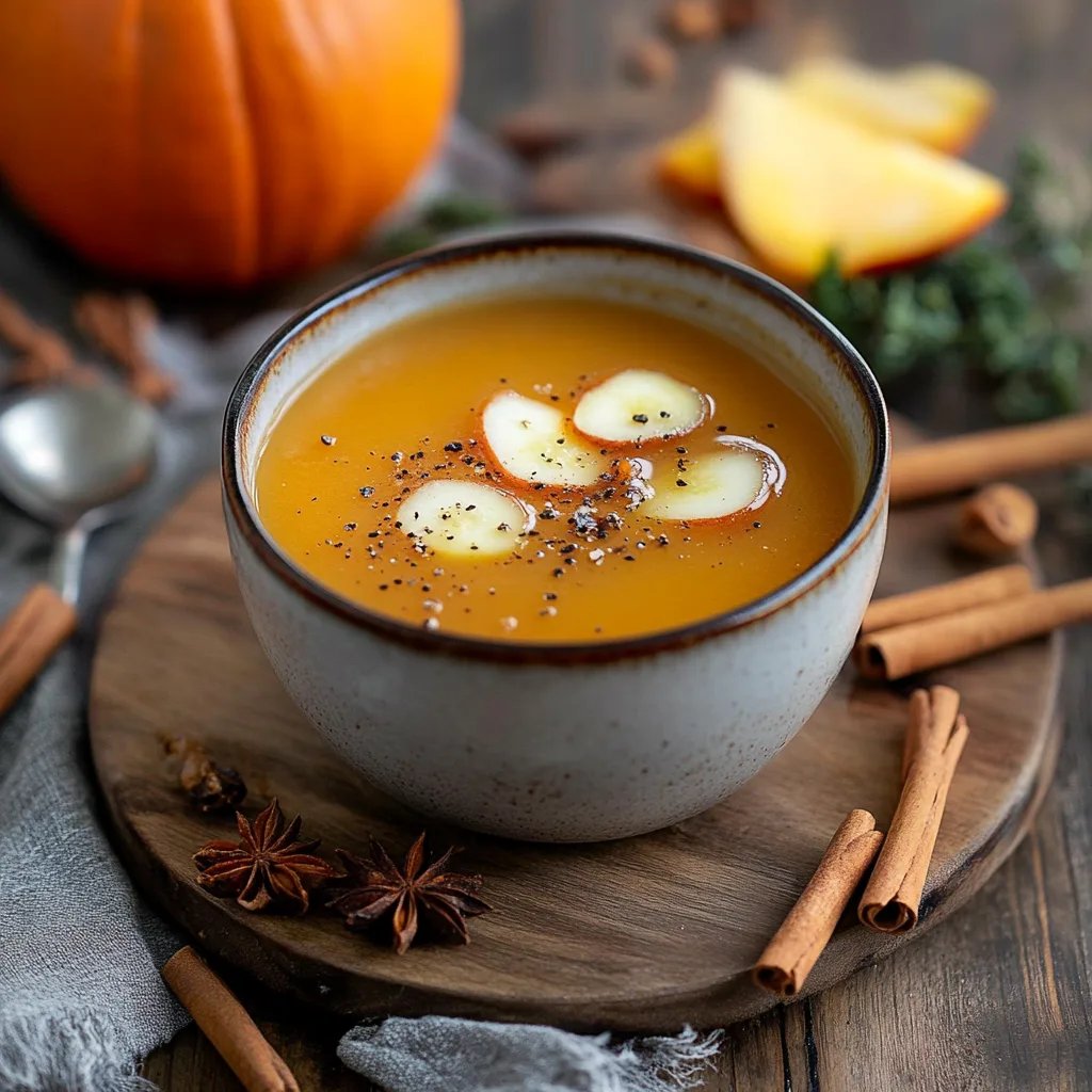 Ingwer-infundierte Kürbissuppe Delight