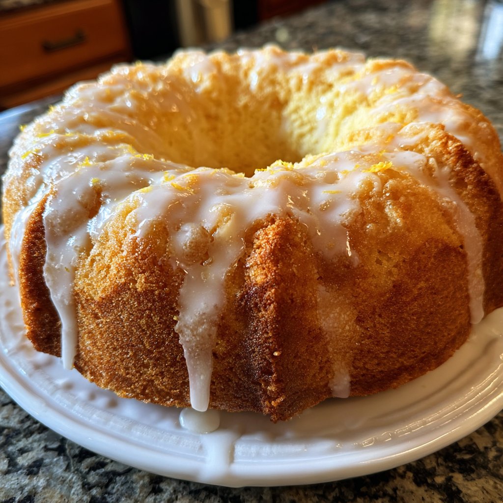 Zitronenkuchen für die Kaffeetafel